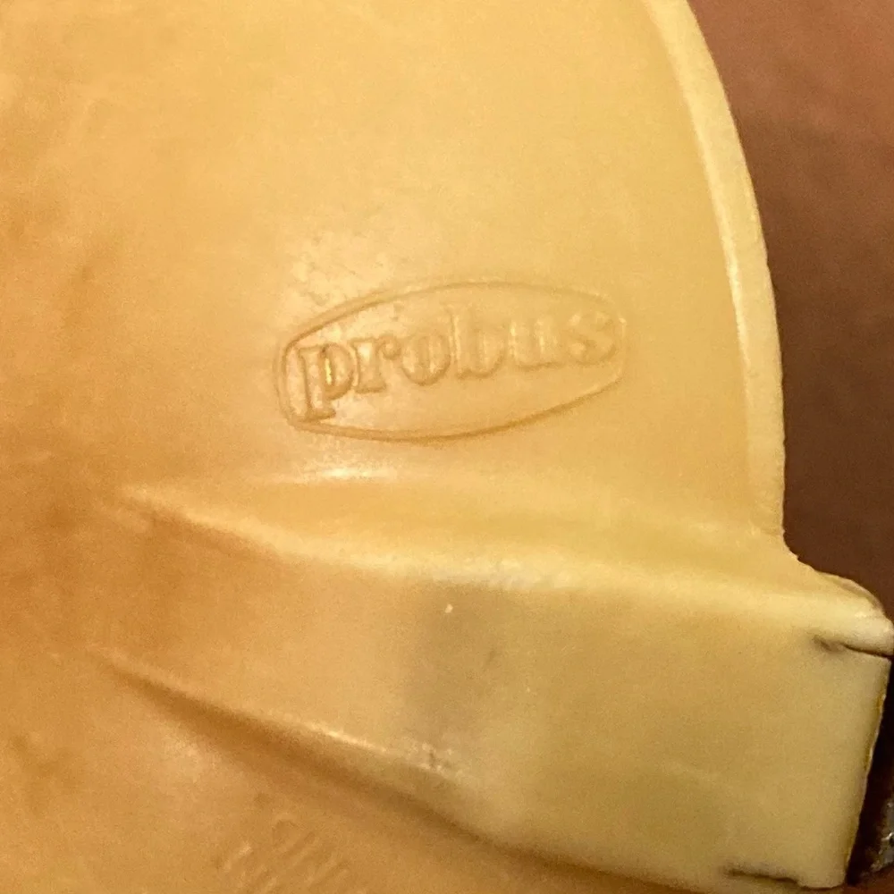 Vintage‎ probus Orange and Tan Nylon Cooking Spoon